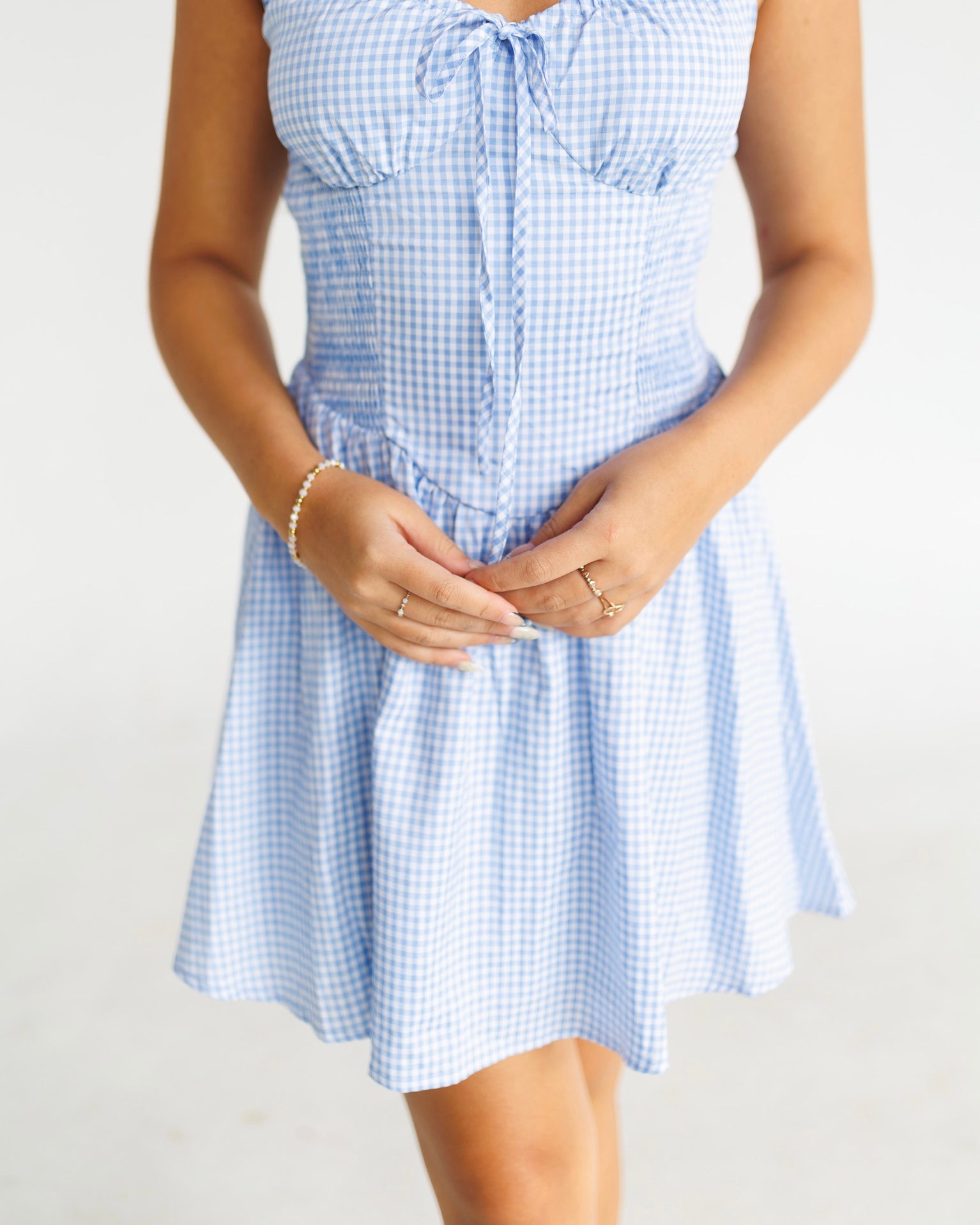 Gingham Mini Dress Gingham Mini Dress