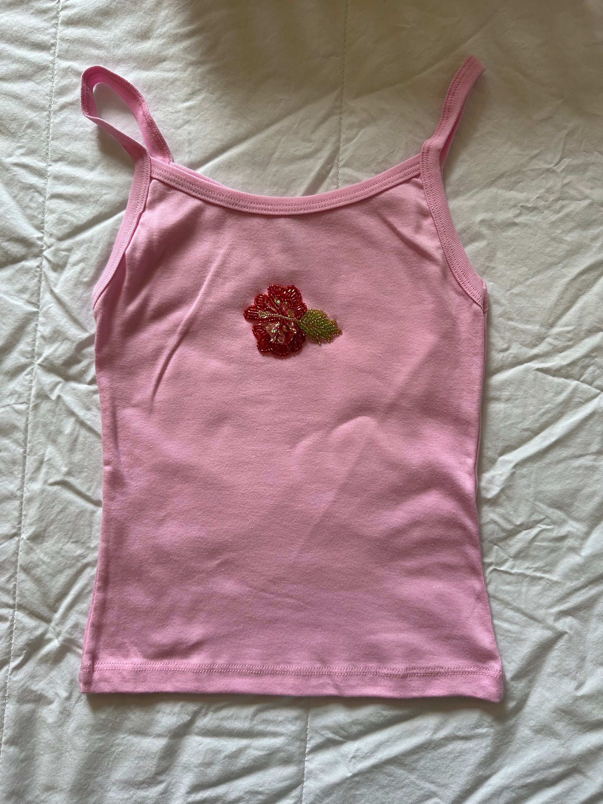 Hibiscus Beaded Tank – Noelani The Label