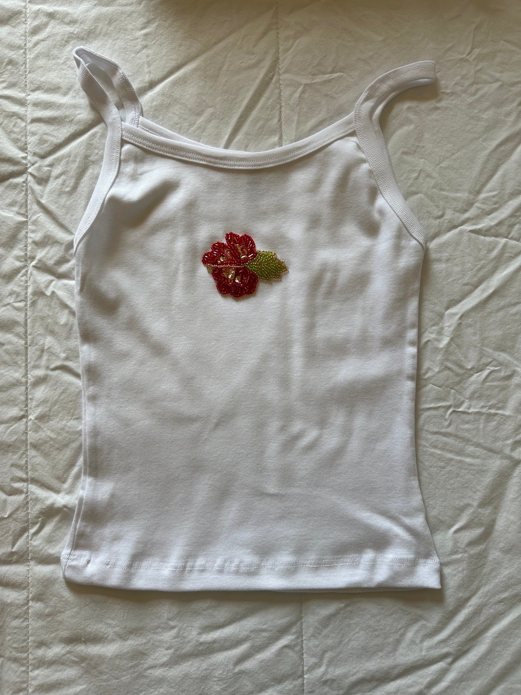 Hibiscus Beaded Tank – Noelani The Label