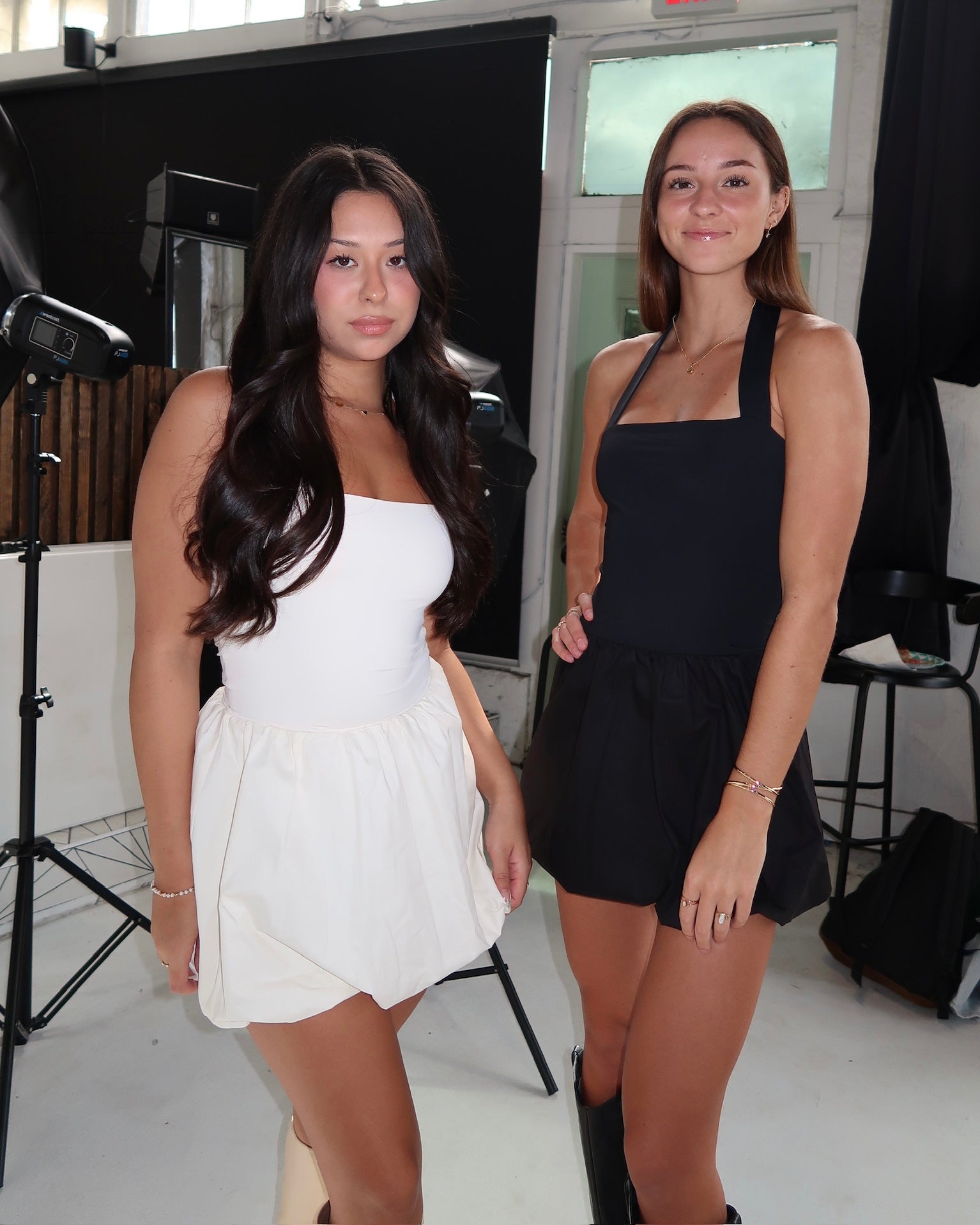 Bubble Halter Mini Dress | Cream Noelani The Label Bubble Halter Mini Dress | Cream Noelani The Label