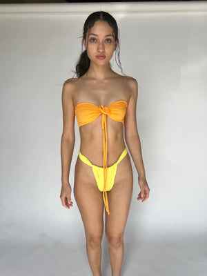 Open image in slideshow, S- Avalon Strapless Top- Creamsicle
