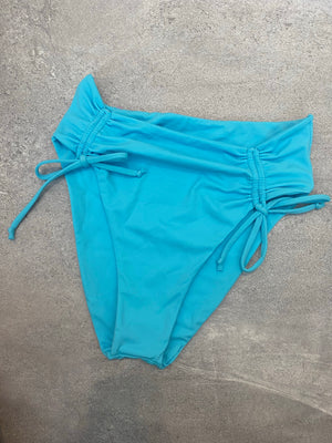 Open image in slideshow, L- High Waist Ruched Bottoms- Ocean
